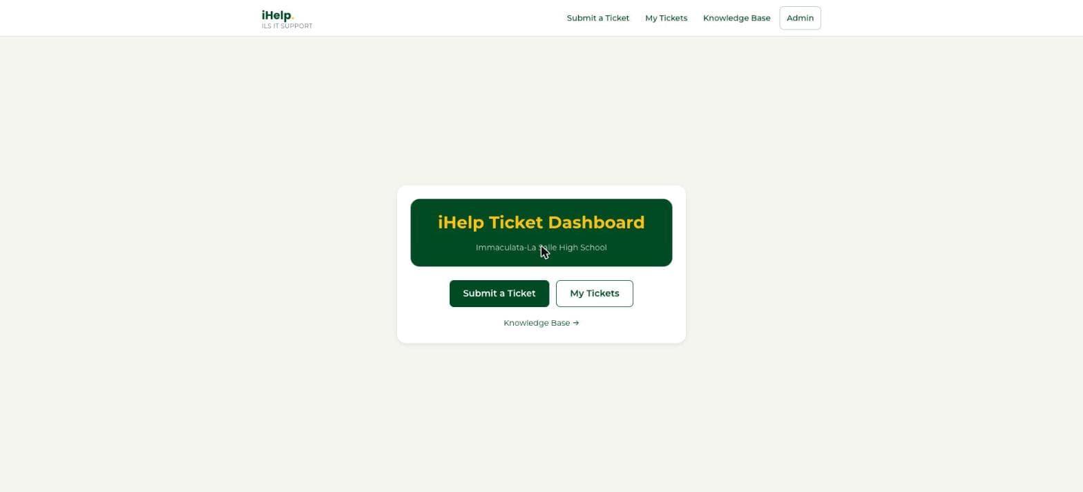 IT Helpdesk Ticketing